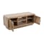 Hailey Carved Mango Wood TV Stand With 2 Doors In Natural Oak_5