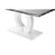 Halo High Gloss Dining Table In Melange Marble Effect_7