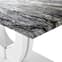 Halo High Gloss Dining Table In Melange Marble Effect_8