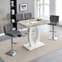 Halo Magnesia Marble Effect Bar Table 4 Candid Grey Stools_2