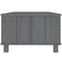 Hull Wooden Coffee Table With 1 Drawer In Dark Grey Furniture in Fashion