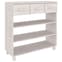 Hull Wooden Console Table With 3 Drawer In White_2