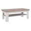 Iloilo Wooden Coffee Table In Nelson Oak And Snowy Oak Furniture in