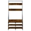 Kinston Wooden Clothes Rack With Shoe Storage In Smoked Oak_4