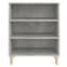 Larya Wooden Bookcase With 3 Shelves In Concrete Effect_4