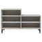 Lenoir Wooden Shoe Storage Rack With 5 Shelves In Concrete Effect