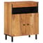 Lewes Acacia Wood Storage Cabinet With 2 Doors In Natural_2