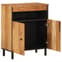 Lewes Acacia Wood Storage Cabinet With 2 Doors In Natural_3