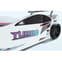 Marseille Eco Kids Racing Car Bed In White With LED_5
