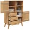 Matlock Wooden Highboard With 3 Drawers In Brown_3