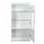 Merida Wooden Wide Display Cabinet In White High Gloss_4
