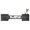 Nevaeh Dark Grey High Gloss TV Stand With 2 Doors And LED Lights_4