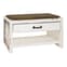 Norco Wooden Shoe Storage Bench In White Vintage Look_2
