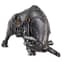 Ocala Polyresin Steampunk Bullfight Sculpture In Silver_3
