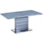 Parini Extending High Gloss Dining Table In Grey With Glass Top_3