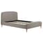 Quebecor Fabric Double Bed In Grey_3