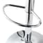 Ritz Faux Leather Bar Stool In Taupe And White With Chrome Base_4