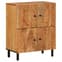 Rother Acacia Wood Storage Cabinet With 4 Doors In Natural_2