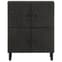 Rother Mango Wood Storage Cabinet With 4 Doors In Black_4
