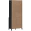 Widnes Wooden Display Cabinet With 4 Doors In Black_6