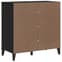 Widnes Wooden Sideboard With 3 Drawers In Black_6
