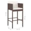 Selah Large Glass Top Bar Table With 4 Avyanna Chairs In Brown_6