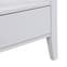 Stanley Square Glass Coffee Table With 2 Drawers In White_11