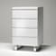 Sydney Chest Of Drawers in High Gloss White With 4 Drawers_2