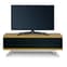 Tavin High Gloss TV Stand With 2 Storage Compartments In Oak_3