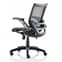 Yakima Mesh Executive Office Chair In Black With Folding Arms