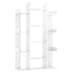 Bryson High Gloss Bookcase With 13 Compartments In White_3