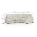 Frisco Fabric Right Hand Corner Sofa In Beige With Wooden Feets_6