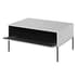 Trier Wooden Coffee Table With 1 Drawer In Matt White_3