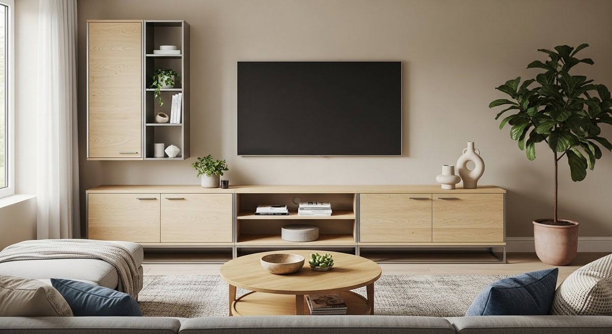 How to Organize Your Living Room Using an Entertainment Unit