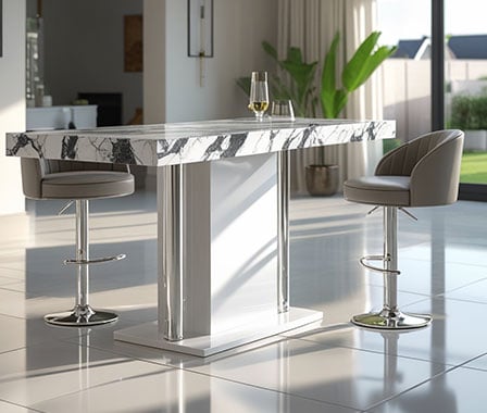Shop trending Contemporary breakfast bar tables & stools UK