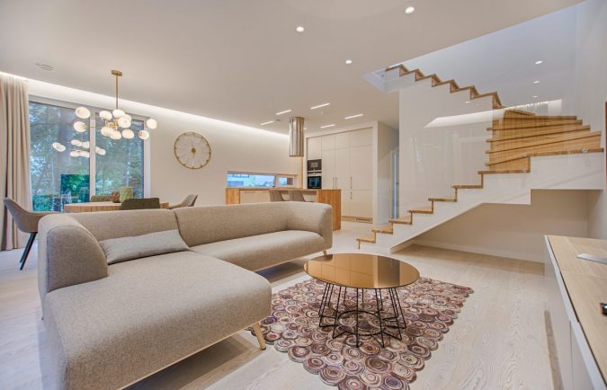 How to separate living room and dining room areas?