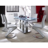 FurnitureInFashion Announces the Launch of Massimo Extending White Glass Table and White Chairs