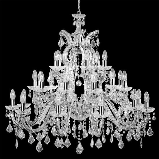 Product photograph of Marie Therese 30 Lamp Crystal Chandelier Ceiling Light from Furniture in Fashion