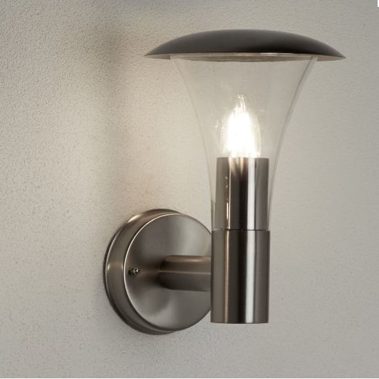 Strand Stainless Steel Outdoor Wall Light