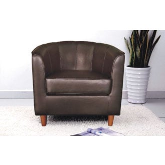 1011 brn leather furniture tub chair - Youth Size Tub Chairs, Perfect Play Table Mates