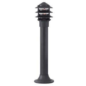 Read more about Bollard and post lamp pagoda cast aluminium in black