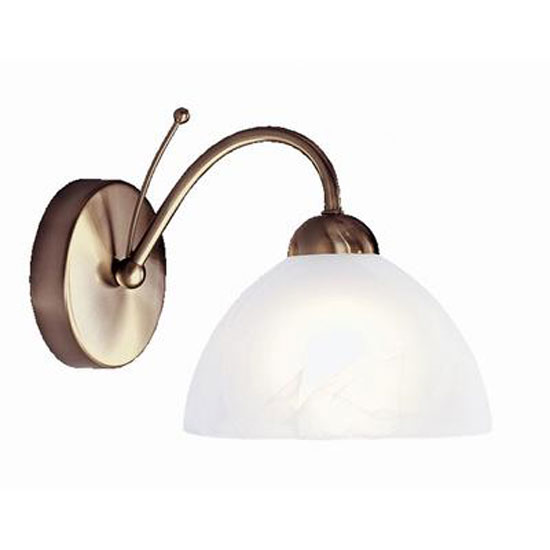 Photo of Milanese antique brass single wall light