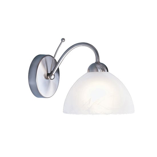 Read more about Milanese satin silver single wall light