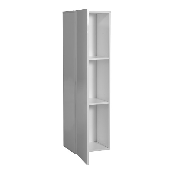 Elisa Wall Cupboard In High Gloss White With 1 Door_2