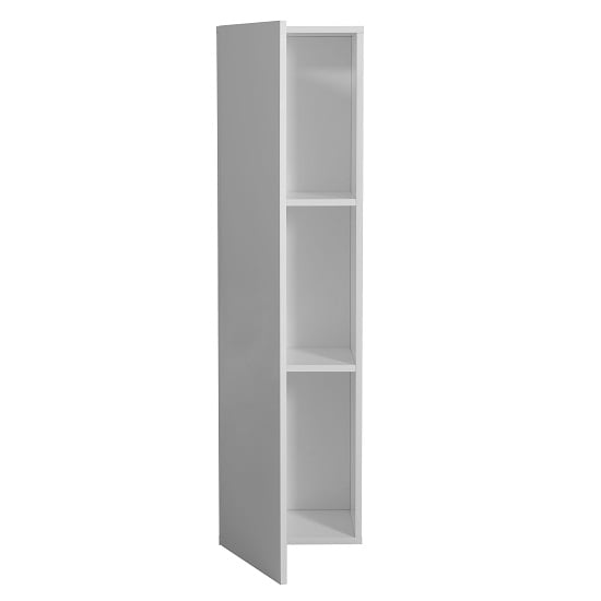 Elisa Wall Cupboard In High Gloss White With 1 Door_4