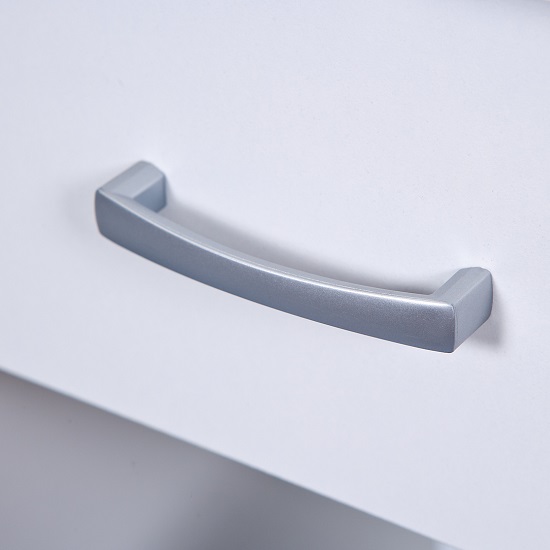 Halifax Corner Computer Desk In White With Drawer And