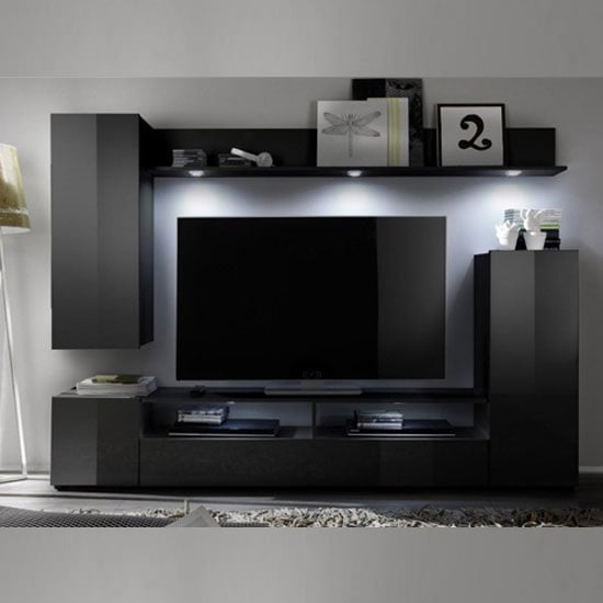 1396.945.32 - Living Room Furniture: Black Gloss Decoration Solutions That Work