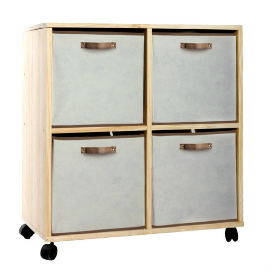 2 x 2 Storage Trolley With Reversible Fabric Drawers ST22 - 5 Tips On How To Get Rid Of Toy Clutter Or Reduce It At The Very Least