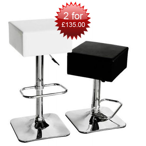2xcompton bar stool blk wht - Important Guidelines In Choosing the Correct Bar Stools
