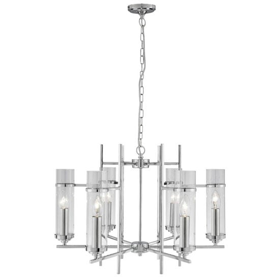 Product photograph of Milo Ceiling Light Finish In Chrome With Suspension Chain from Furniture in Fashion